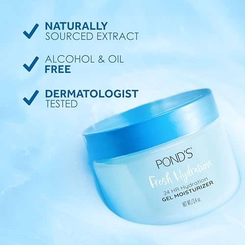 Pond'S Hyaluronic Acid, Vitamin E & B3 Gel Face Moisturizer For 24 Hour Hydration And Luminous Skin thumb #2