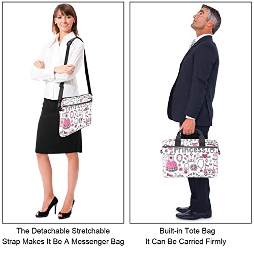 Sac de maquillage avec miroir pour ordinateur portable 13 à 14.5 pouces