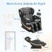 Gegcucey Massagesessel, Ganzkörper-Massagesessel mit Zero-Gravity, 14 Rollen und 8 Komfort-Airbags, Mit Heizfunktion für Taille und Beine Fußmassage, Bluetooth-Player und 2-in-1 Touchscreen (Schwarz)