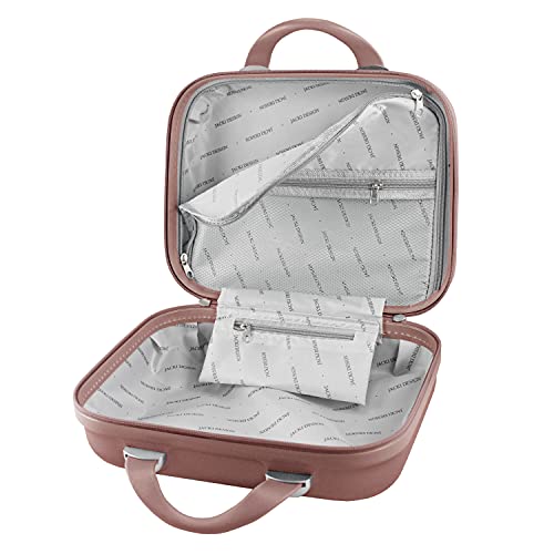 Frasqueira de Viagem Organizador Mala Mão Resistente Maleta Cor:Rosê 5