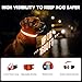 Hundehalsband Leuchtend USB Aufladbar - Leuchthalsband Hund 7 RGB Farbwechsel mit 8 Leuchtmodi, Dickes Verstellbares LED Hundehalsband Wasserdicht für Kleine Mittlere Große Hunde Leuchtendes Halsband