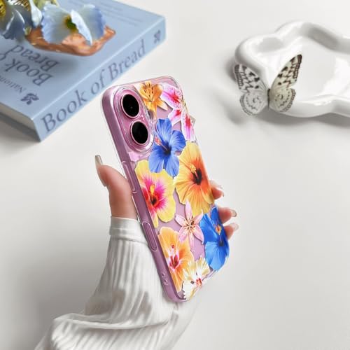 Lovmooful for iPhone 16 Case Cute Hibiscus Flower-Tropical Flower by Lovmooful - Used condition - Image 7