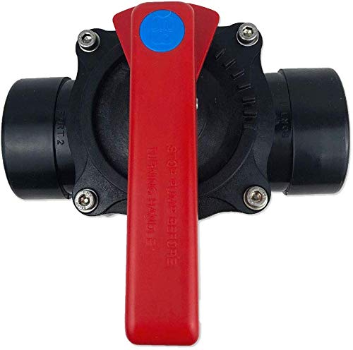 well2wellness® 2-Wege-Drehscheibenventil mit rotem Griff