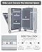 Imagen de Sea choice Maleta de Mano de 20 Pulgadas con Compartimento Frontal para Portátil Marco de Aluminio Puerto USB Cerradura TSA Ruedas Giratorias 360° y Portavasos