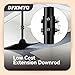DPXMYG Black Ceiling Fan Downrod Coupler with Open-Slot Design,1.26