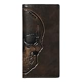 House of Jack Co. Cartera larga para hombre | Cuero de grano completo con acabado pulido a mano | Cartera larga plegable | Cartera de rodeo | Regalo de cazador de ciervos,