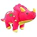 KXCAQ Creative Triceratops Stegosaurus Peluche Dinosaure Poupée en Peluche Enfants Dinosaures Anniversaire Cadeaux De Noël 40 cm et 60 cm 60 CM Rouge