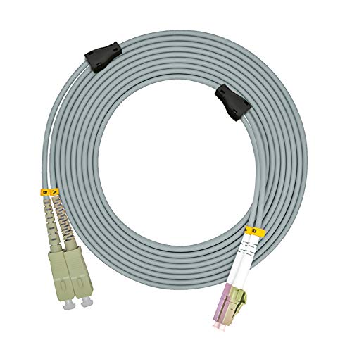 Cable de fibra óptica LC a SC duplex blindado OM2 de 200m, puente de conexión multimodo 50/125