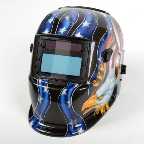 Auto-darkening Solar Welding Mask Professional Welder Mask Arc/Mig Welding Mask (Universal Fit Design) Limited Eagle