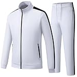 Feiairuike Men's Tracksuits 2 Piece Outfits Sweatsuits for Men Long Sleeve Track suits Athletic Full Zip Active Sports Sets