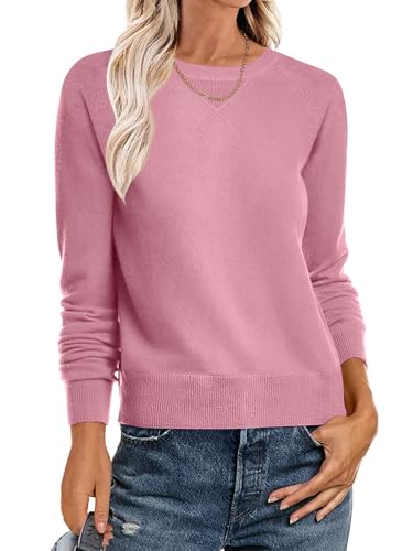ANRABESS Sweater for Women Long Sleeve Crewneck 2026 Spring Winter