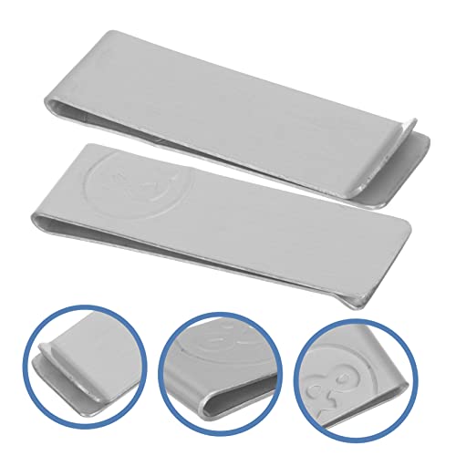 Veemoon 10 Pçs Clipe De Moeda Clipes De Papel De Escritório Clipe De Dinheiro De Escritório Clipe De