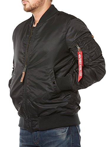 Alpha Industries MA-1 VF 59 Long Bomberjacke für Herren Black – Ansicht 2