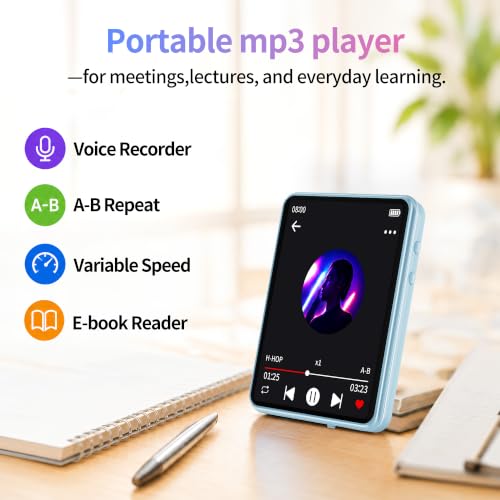 Tengsen MP3 Player with Bluetooth, Touch Screen and Speaker - $20.99 AC + 50% Off Code T3MKCCG9 - image 8