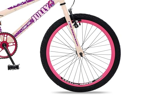 Colli Bike, Bicicleta Jully, Aro 20 Aero 36 Raias, freios V-Brake Dianteiro e Traseiro, Suporte de g