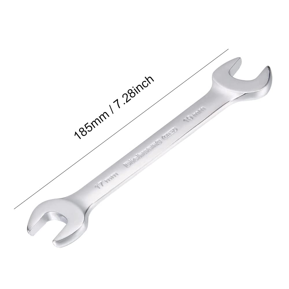 Williams JHW1105MM Metric Miniature 15° x 80° Double Head Open End Wrench, 5mm