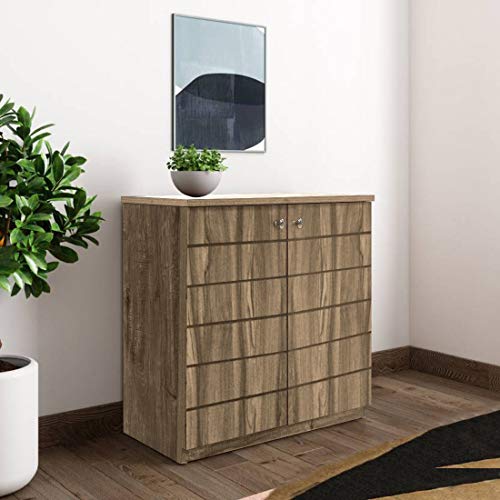 BBharat Lifestyle Pluto Engineered Wood Shoe Rack (4 Shelves, Brown) BBharat Lifestyle Pluto Engineered Wood Shoe Rack (4 Shelves, Brown)
