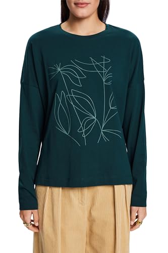 ESPRIT 103EE1K307 Camiseta, 305/EMERALD Green, XXS para Mujer