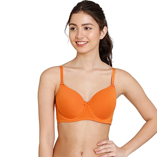 Image of Zivame Women's Cotton Blend Seamless T-Shirt Bra