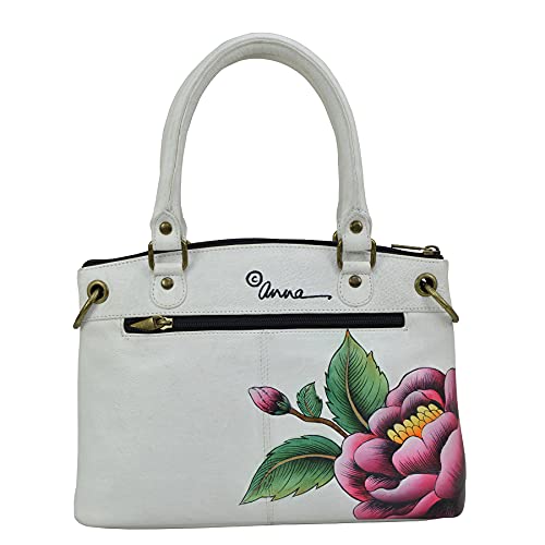 Image of Anna by Anuschka Women's Original Genuine Leather Hand-Painted Small Satchel - Leather Handbag for Women | Original