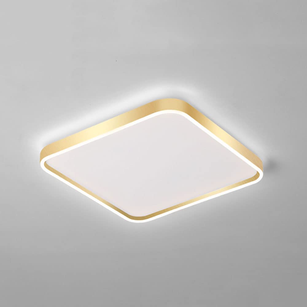 Luminaire de plafond LED carré encastré et ultra-mince pour cuisine