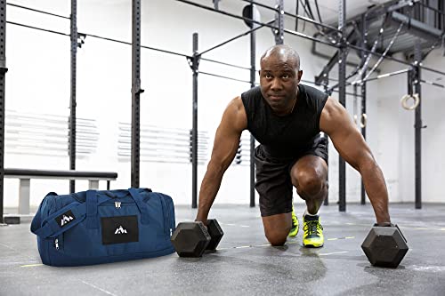 Bolsa esportiva de 55 cm e 40 litros, extra grande, aberta, vários bolsos, para homens e mulheres co