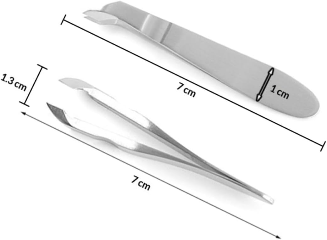 Cabilock Cuticle Nipper and Cuticle Pusher Stainless Steel Dead Skin Remover Nail Trimmer Manicure Tool for Home and Salon Use