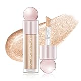 BEFIVECOK Liquid Highlighter Makeup, Natural Silky Shimmer Finish Liquid Face Highlighter, Highly Pi