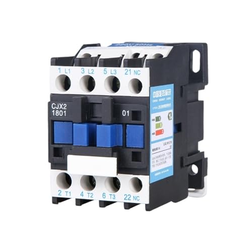 Contacteur CA 18A 3P+NF CJX2-1801 bobine 380V pour circuit triphasé