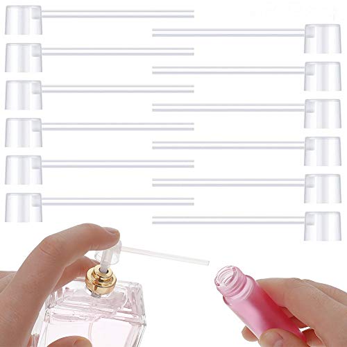 DaveandAthena 48 Pack Perfume Dispenser Pump Perfume Refill Pump Cosmetic Dispenser Pump Transfer Tool for Travel Refillable Perfume Atomizer Spray Bottle