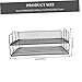 NUOBESTY 1piece Metal File Storage Rack Multi Desktop Organizer for Office Sturdy Metal Design for Documents Books and Magazines Easy Assembly Space-Saving for Desks