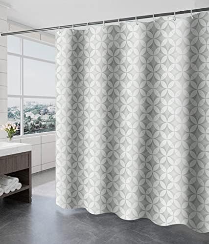 GONOVE Shower Curtain for Bathroom 180 x 180 cm Anti-Mould Mildew Resistant Waterproof Polyester Fabric Butterfly Shower Curtain Liner Bath Curtain with Hooks, Washable and Weighted Hem