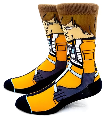 Woo Girl Idol Calzini Darth Vader / R2D2 / Storm Trooper, calzini da casa, ottimi anche come attira-sguardi in viaggio, per fan di Star Wars, numero 37-45, Skywalker