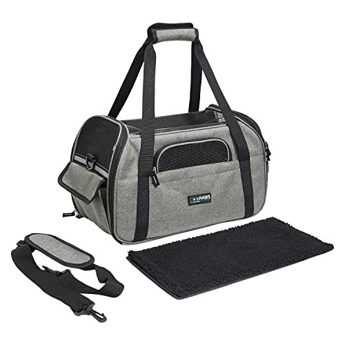 Jespet Soft-Sided Kennel Pet Carrier For Small Dogs, Cats, Puppy, Airline Approved Cat Carriers Dog Carrier Collapsible, Travel Handbag & Car Seat #TOP3