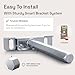 BAOBAB WORKSHOP Wood Floating Shelves Set of 2 - Rustic Shelf 24 inch - Floating Shelf for Wall Mounted - Wide Wooden Wall Shelves for Living Room Bedroom Kitchen Bathroom - Walnut - 24D x 6.7W