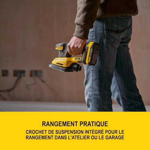 STANLEY FATMAX V20 Ponceuse de détail sans fi lbrushless, SFMCW221B-XJ