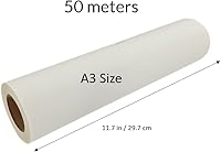 Vista 5 de Premium A3 (11.7 pulgadas x 164 pies) Película de transferencia directa a la película DTF Rollo de transferencia de calor PET Rollo de transferencia