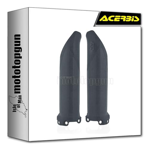 Couvercle fourche Acerbis gris évite les rayures de suspension Kawasaki KX 450