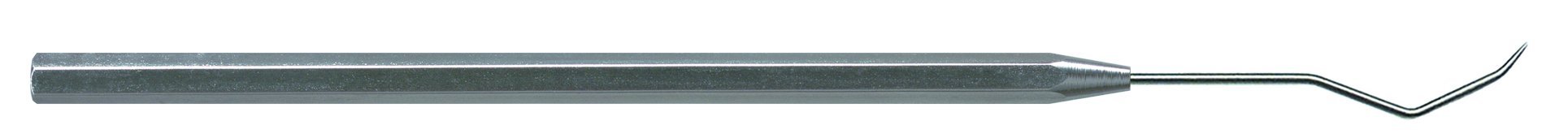 Moody Tools 55-1755 Precision Probe with Triple Bend, Short Tip #17, 25mil, 6-1/4" Overall Length