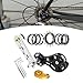 Lljsszr Single Speed Bike Conversion Kit with Cassette Spacer and Torque Control, 14T Silver