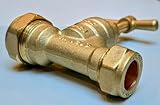 TC Brass Mains Stopcock Valve 20mm MDPE X 15mm Copper Poly Stop Cock Tap - Image 3