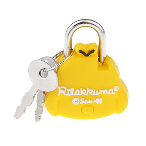 menolana 3 peças de cadeados pequenos de metal de coruja para pintinhos e malas, chaves de bloqueio