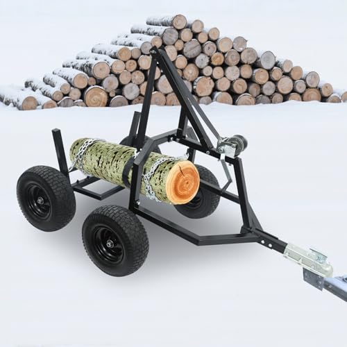 Heavy-Duty ATV Log Skidding Arch 1600lbs, 24