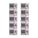 10PCS 1S Battery One-Way Brushed ESC 3.5-6V 10A Electric Speed Controller Support N20 N50 180 130 Hollow Cup Motor for RC FPV Airplane Hand Throwing Glider DIY Modify Parts