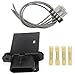 HVAC Fan Blower Motor Resistor Kit with Wire Harness Replaces 973-582, 87138-04052, 8713804052, RU746, RU1435 for 2005-2018 Toyota Tacoma