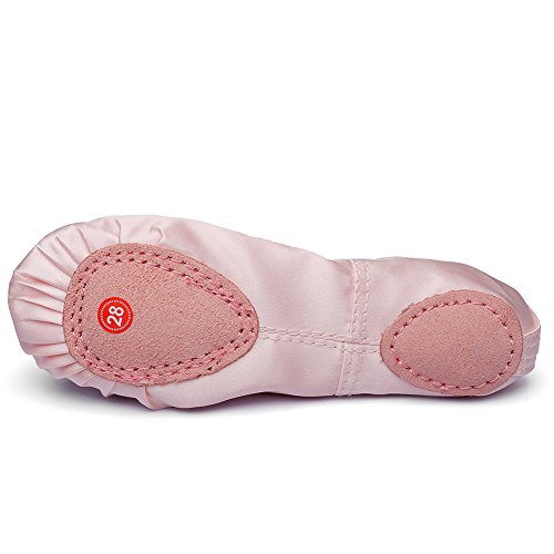 Msmax Girls Ballet Shoes Satin Performa Dance Slippers For Kids Natural 7 M Us Toddler #TOP6