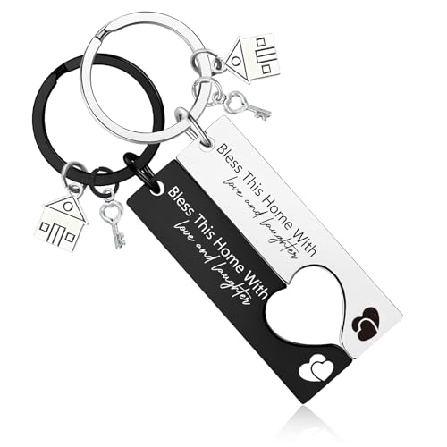 Luvsweets New Home Keychain Gifts Set Housewarming Gifts for Couple