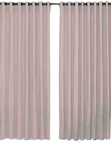 Cortina Varão Premium Sala Quarto 2,00m X 1,70m Rustic (Bege)