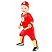 Amscan - Baby-Kostüm The Flash, Strampelanzug und Mütze, Serie, DC Super Heroes, Motto-Party, Karneval