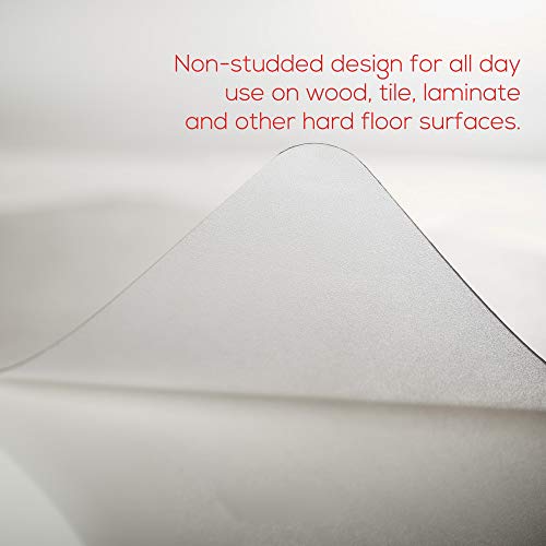 Lorell Hard Floor 60" Rectangular Chairmat Chair Mat, Clear #TOP2